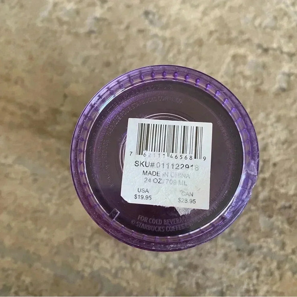 Starbucks 2021 Summer Pink Purple Gradient Tumbler Drink Cup 24oz - Picture 6 of 7